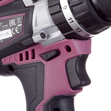 Дрель-шуруповерт ударная аккумуляторная КМ АТОМ 18 В без АКБ и ЗУ (CID-184BL)