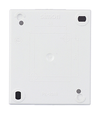Розетка Simon 15 Aqua накладная белая с крышкой (1594445-030)
