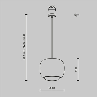 Подвесной светильник Maytoni MOD466PL-L12W3K