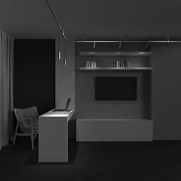 Трековый светильник Technical TR157-1-12W4K-BS