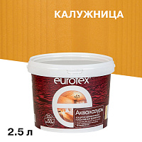 Лак антисептик акриловый Eurotex Аквалазурь калужница 2,5 л
