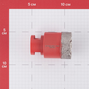 Коронка алмазная КМ (666168) по керамограниту d40 мм для УШМ