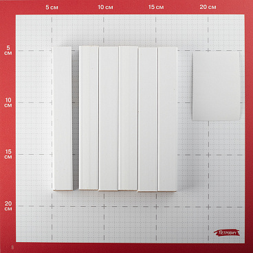 Соединитель для плинтуса МДФ Cosca Décor белый 18х18х134 мм под покраску (6 шт.)