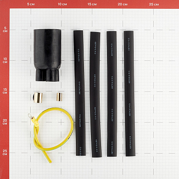 Муфта концевая КВТ 4ПКТп(б) 2,5-10 кв. мм мини черная