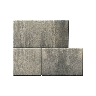 Плитка тротуарная Триада 60 мм Colormix Туман BRAER (12,96 кв.м)