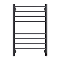Полотенцесушитель электрический Terminus Аврора П8 800х500 мм 168 Вт с терморегулятором черный