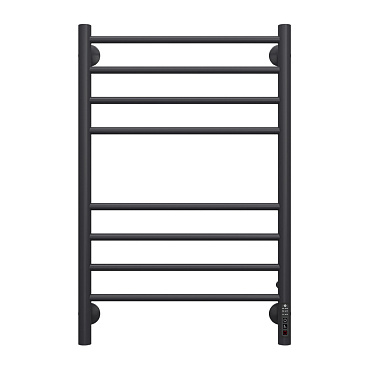 Полотенцесушитель электрический Terminus Аврора П8 800х500 мм 168 Вт с терморегулятором черный