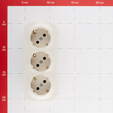 Розетка Legrand Quteo накладная слоновая кость (782268)