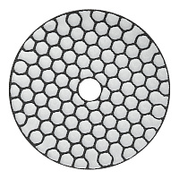 Круг алмазный шлифовальный по камню Rage by Vira гибкий d100 мм P200 для сухого шлифования