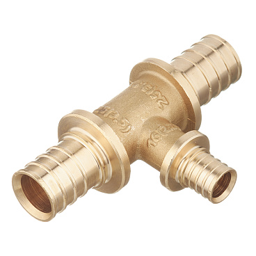 Тройник Stout 25 х 16 х 25 мм латунный (SFA-0014-251625)