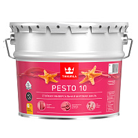 Эмаль алкидная Tikkurila/Tikkivala Pesto 10 база A матовая 9 л