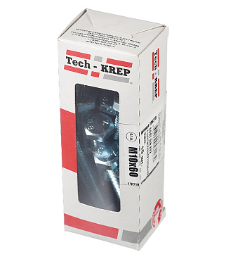 Болт оцинкованный M10x60 мм DIN 933 (10 шт.)