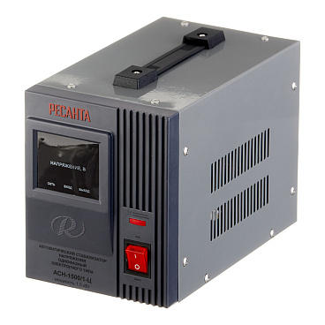 Стабилизатор напряжения Ресанта АСН-1500/1-Ц однофазный 220 В 1,5 кВт переносной