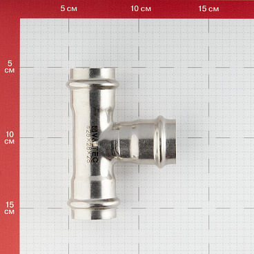 Тройник Valtec (VTi.931.I.282828) 28 х 28 х 28 мм нержавеющая сталь