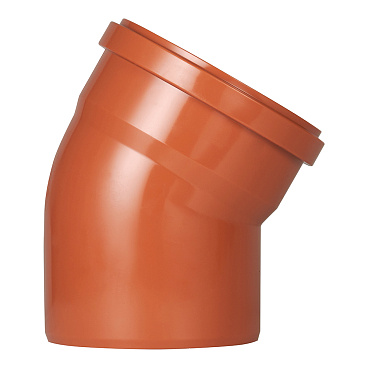 Отвод Ostendorf KGВ d160 мм 30° пластиковый для наружной канализации (222210)