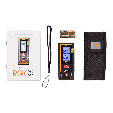 Дальномер лазерный RGK D30 30 м (4610011870019)