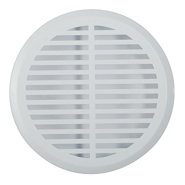 Решетка вентиляционная пластиковая переточная Era ДП d50,4 мм с фланцем d45 мм белая (4 шт.)