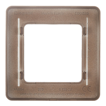 Рамка Legrand Inspiria одноместная бронза (673939)