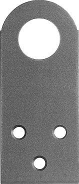 Проушина прямая ПР-2.0, 90х40 х 2мм, ЗУБР