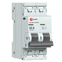 Выключатель нагрузки EKF PROxima ВН-63N 2Р 63А 230 В на DIN-рейку (S63263)