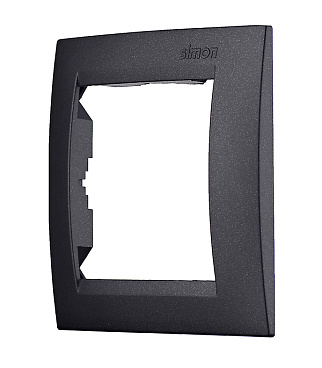 Рамка Simon 15 одноместная графит (1500610-038)