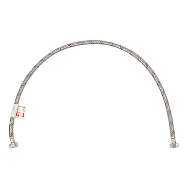 Подводка гибкая для воды 1/2 ВР(г) х 1/2 ВР(г) 80 см (1013066)