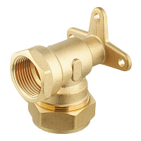 Угол Stahlmann IWS EasyFix 20 мм х 3/4 ВР(г) для гофрированных труб с креплением