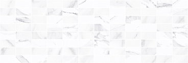 Лорд Декор мозаичный белый ММ60126 20х60 глянцевый