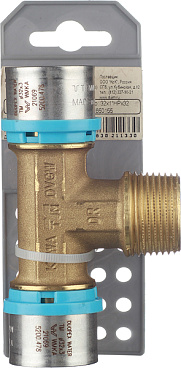 Тройник Tiemme 32(пресс) х 1 НР(ш) х 32(пресс)