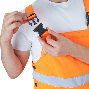 Костюм мужской сигнальный ГК Спецобъединение Брайт 56-58 рост 182-188 см оранжевый