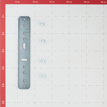 Планка монтажная одинарная Henco для водорозеток прямая (PLF-P-PK)