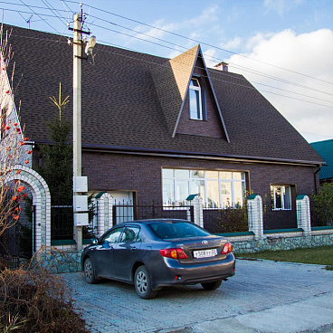 Панель фасадная Docke Stein 1098х400 мм темный орех