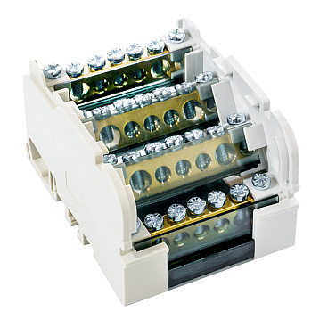 Шина нулевая EKF PROxima 4х7 отверстий в корпусе (sn0-4х7)