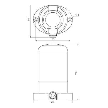 Светильник накладной Svet НББ 01-60-101 E27 60 Вт IP54 белый опал (1300-00050)