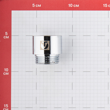 Удлинитель Valtec 25 мм х 1 ВР(г) х 1 НР(ш) хром латунный (VTr.198.C.0625)