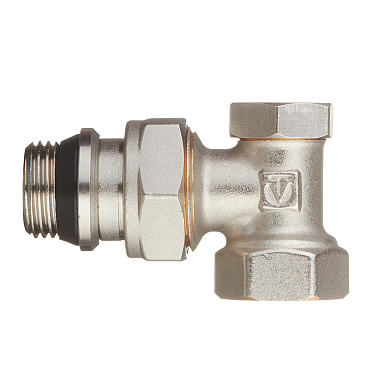 Клапан запорный угловой Valtec 1/2 НР(ш) х 1/2 ВР(г) для радиатора (VT.019.NR.04)