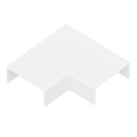 Угол плоский для кабель-канала DKC 22х10 мм белый (00407)