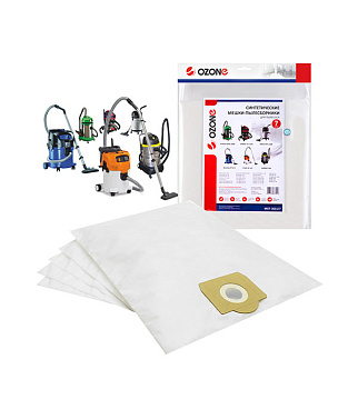Мешок для пылесоса Ozone 30 л синтетическая ткань (5 шт.) (MXT-3031/5)