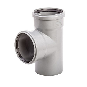 Тройник Lammin d110 мм 87,5° пластиковый для внутренней канализации (Lm35091011090)