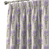 Штора рогожка букет лаванды 145х260 см Василиса Kitchen Line (ТТ-00293725)