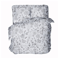 Комплект постельного белья Евро бязь Самойловский текстиль Утро мультиколор с простыней 220х240 см