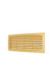 Решетка вентиляционная пластиковая переточная Era ДП 300х135 мм бежевая