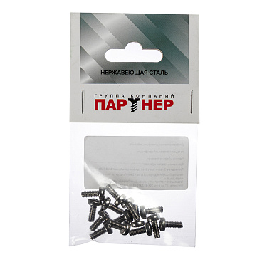Винт нержавеющая сталь M4x10 мм DIN 7985 полукруглая головка (14 шт.)