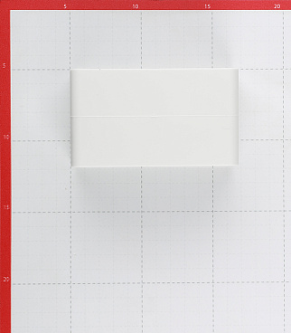 Соединитель прямой пластиковый для плоских воздуховодов 55х110 мм с обратным клапаном