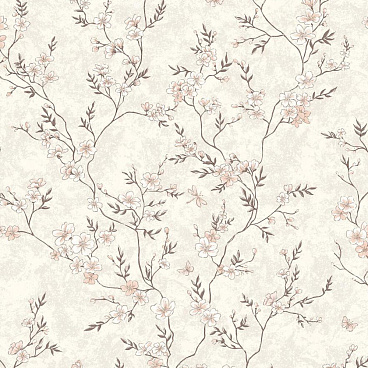 Обои бумажные Саратовские обои Виолетта Д1015-05 (0,53х10,05 м)