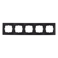 Рамка Lezard Karina пятиместная черный бархат (707-4200-150)