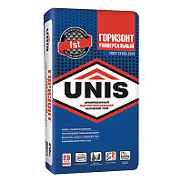 Ровнитель (наливной пол) универсальный Unis Горизонт самовыравнивающийся быстротвердеющий армированный 20 кг