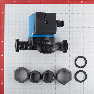 Циркуляционный насос для систем отопления Stout 25/40-180 DN25 подъем 4 м 180 мм с гайками (SPC-0010-2540180)