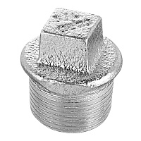 Заглушка Gebo Platinum (290-5V) 3/4 НР(ш) чугунная оцинкованная