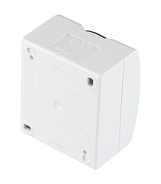 Розетка Simon 15 Aqua накладная белая с крышкой (1594445-030)